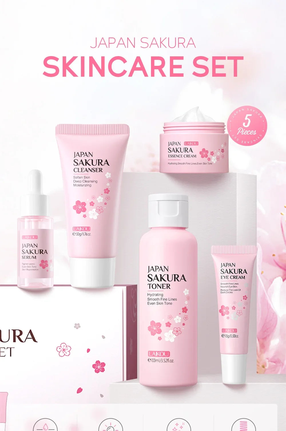 Coffret Sakura – Rituel Éclat de la Peau