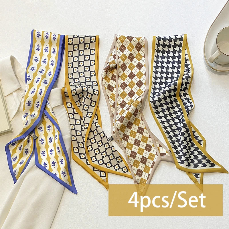 Écharpes Satin Douces et Élégantes