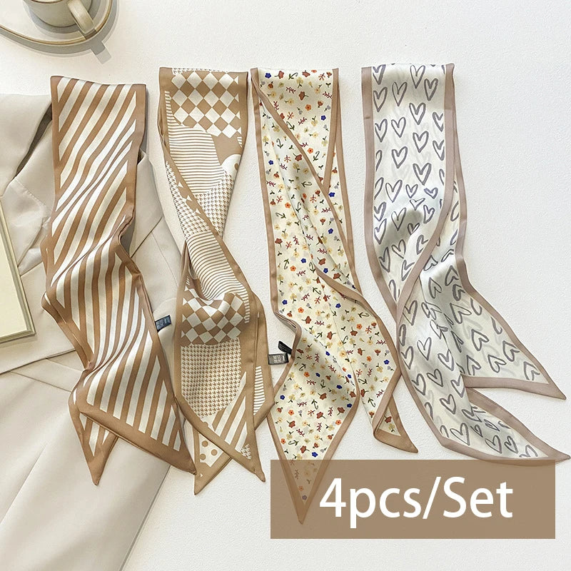 Écharpes Satin Douces et Élégantes