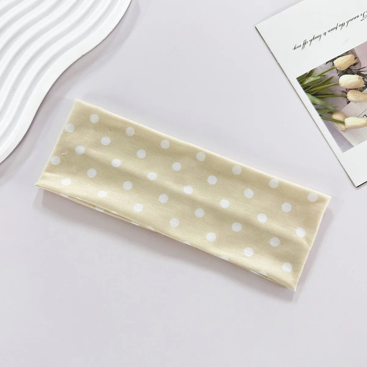 Bandeau chic à pois